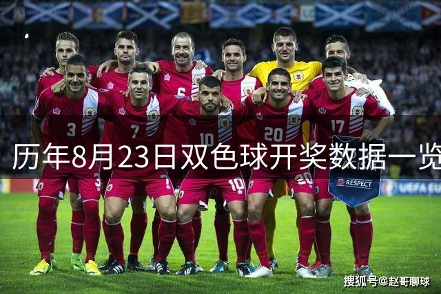 历年8月23日双色球开奖数据一览
